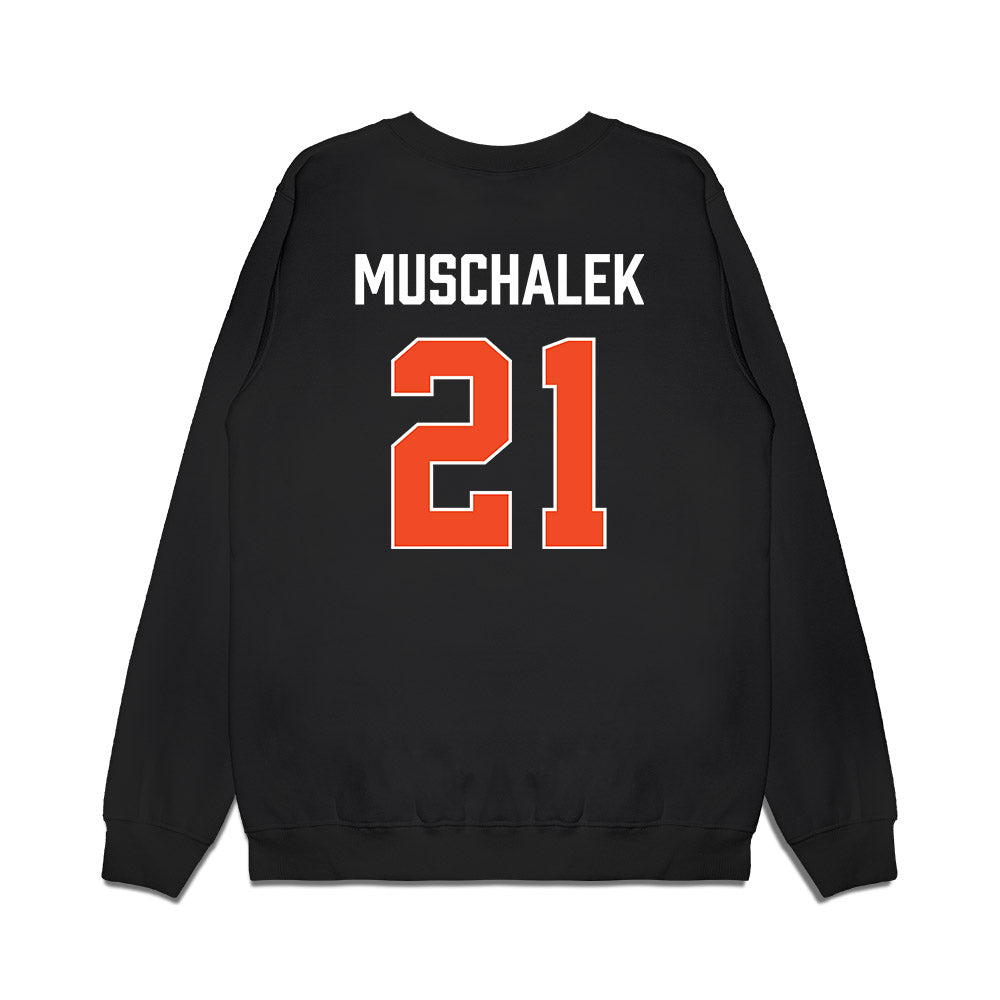 Auburn - NCAA Men's Basketball : Blake Muschalek - Vintage Shersey Premium Crewneck Sweatshirt-1