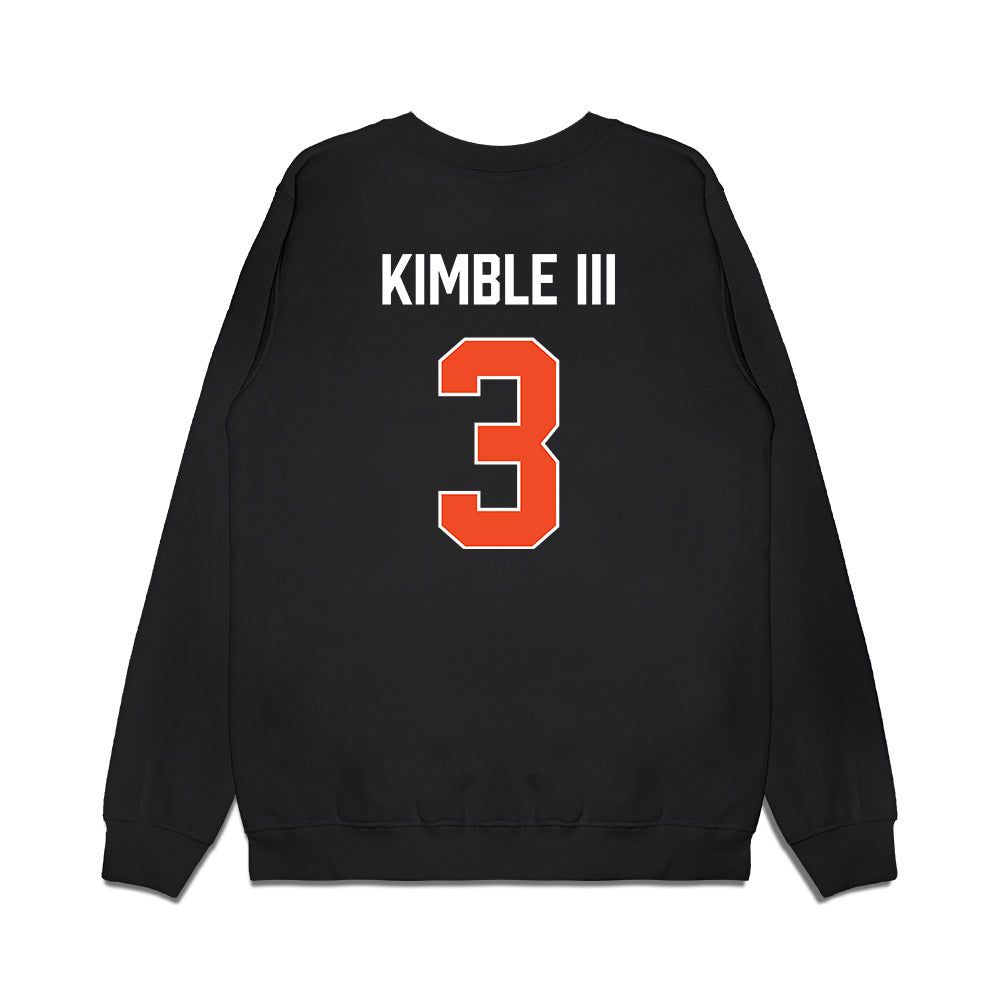 Auburn - NCAA Men's Basketball : George Kimble III - Vintage Shersey Premium Crewneck Sweatshirt-1