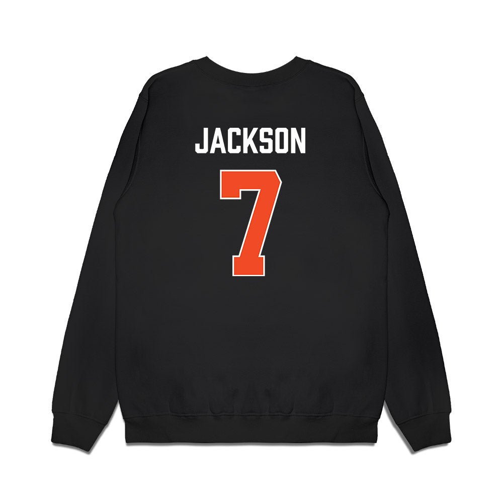 Auburn - NCAA Women's Basketball : A'riel Jackson - Vintage Shersey Premium Crewneck Sweatshirt-1