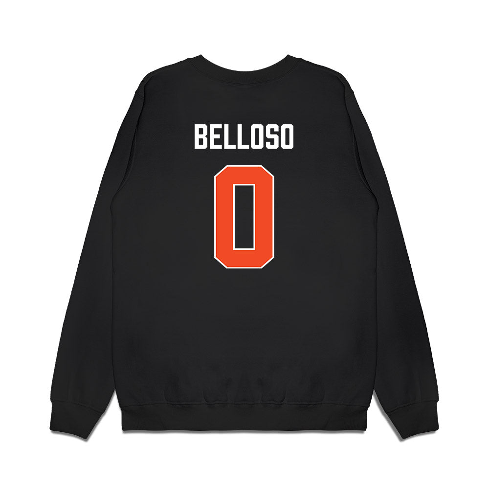 Auburn - NCAA Women's Basketball : Angena Belloso - Vintage Shersey Premium Crewneck Sweatshirt-1