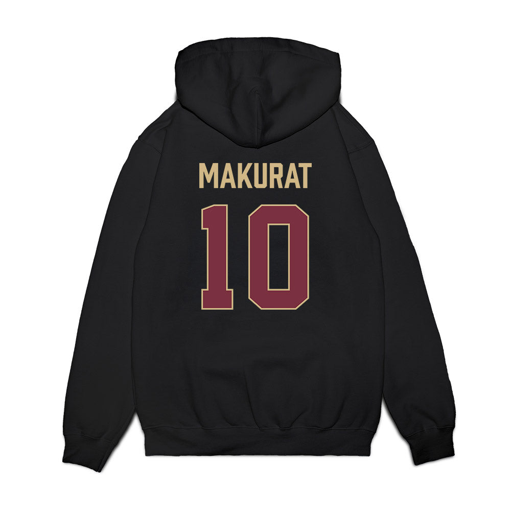 FSU - NCAA Women's Basketball : Agata Makurat - Vintage Shersey Premium Hooded Sweatshirt-1