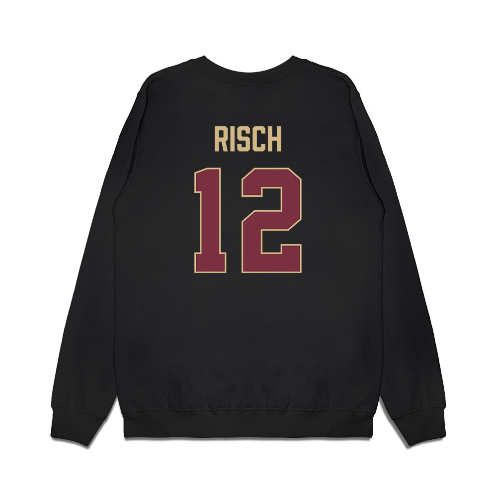 FSU - NCAA Women's Basketball : Emma Risch - Vintage Shersey Premium Crewneck Sweatshirt-1