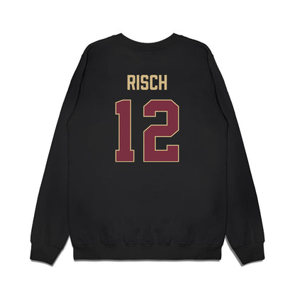 FSU - NCAA Women's Basketball : Emma Risch - Vintage Shersey Premium Crewneck Sweatshirt-1
