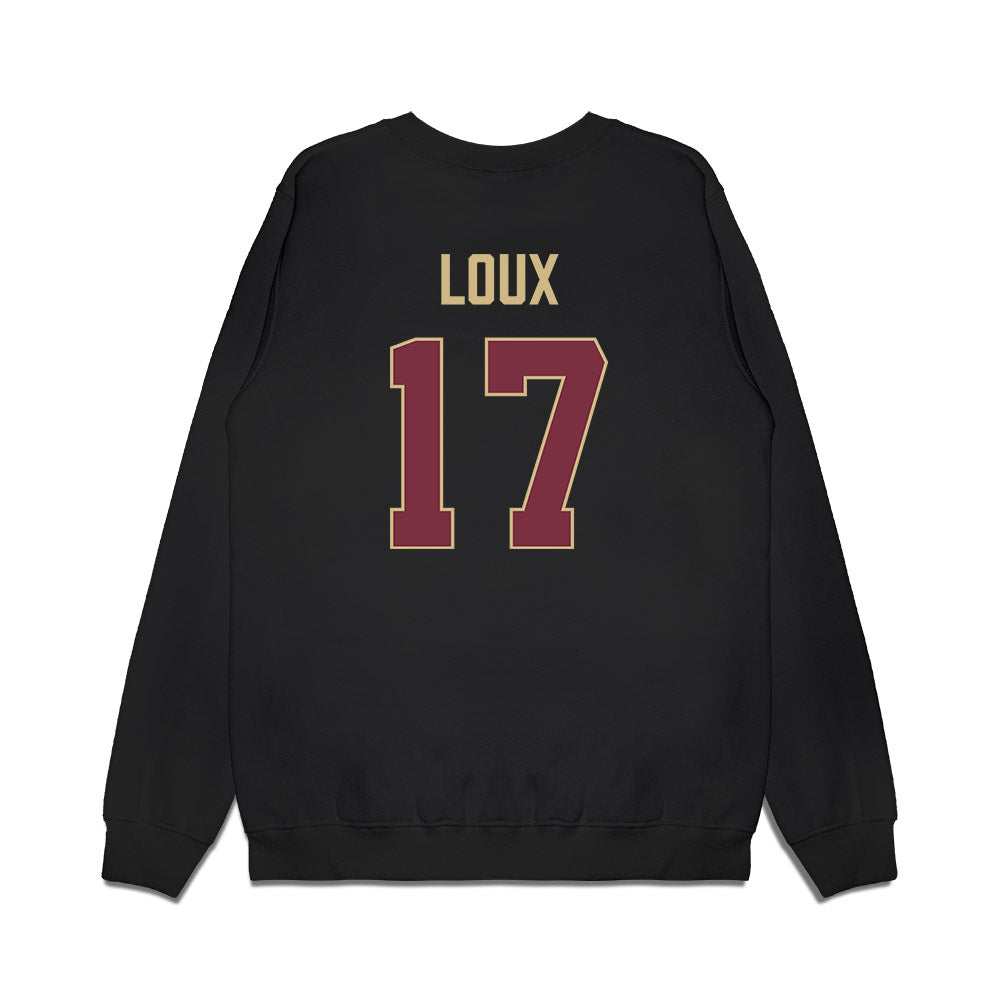FSU - NCAA Women's Basketball : Kennedy Loux - Vintage Shersey Premium Crewneck Sweatshirt-1