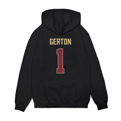FSU - NCAA Women's Basketball : Mari Gerton - Vintage Shersey Premium Hooded Sweatshirt-1