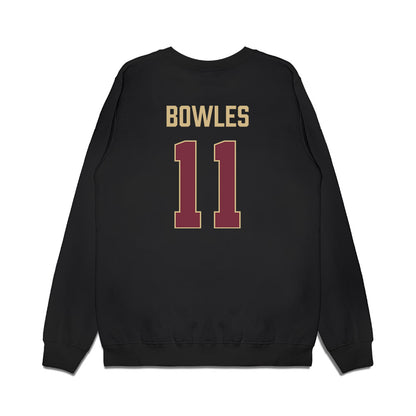 FSU - NCAA Women's Basketball : Sydney Bowles - Vintage Shersey Premium Crewneck Sweatshirt-1
