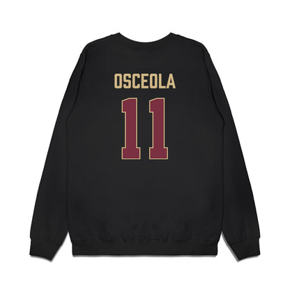 FSU - NCAA Men's Basketball : Xavier Osceola - Vintage Shersey Premium Crewneck Sweatshirt-1
