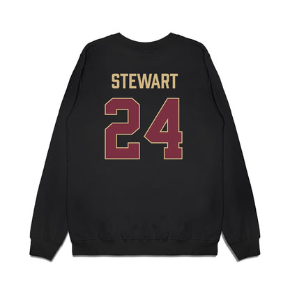 FSU - NCAA Women's Basketball : Morgan Stewart - Vintage Shersey Premium Crewneck Sweatshirt-1