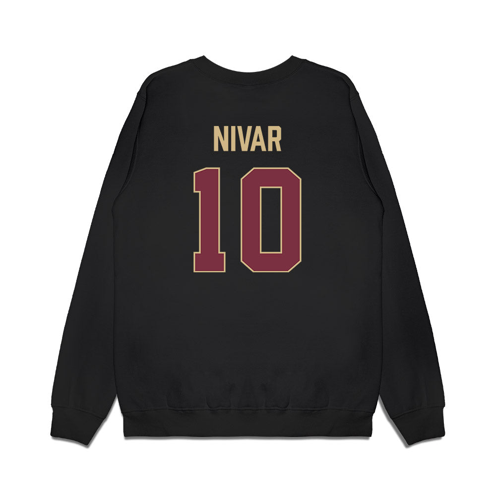FSU - NCAA Women's Basketball : Jasmine Nivar - Vintage Shersey Premium Crewneck Sweatshirt-1