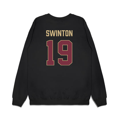 FSU - NCAA Men's Basketball : AJ Swinton - Vintage Shersey Premium Crewneck Sweatshirt-1