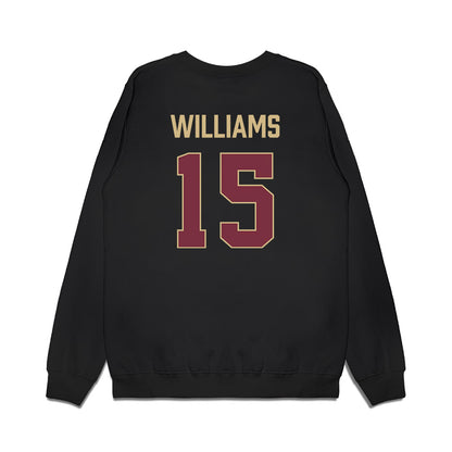 FSU - NCAA Women's Basketball : Sole Williams - Vintage Shersey Premium Crewneck Sweatshirt-1