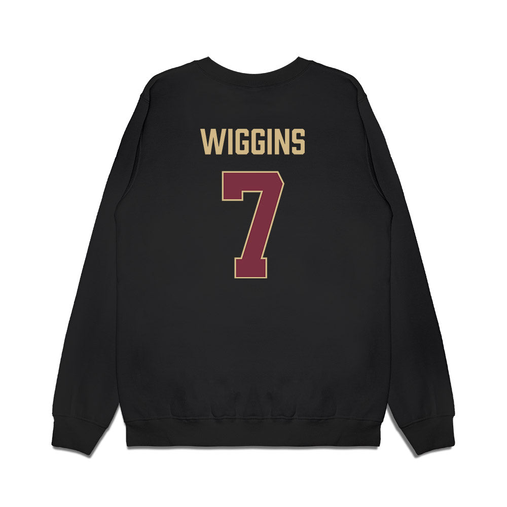 FSU - NCAA Men's Basketball : Chauncey Wiggins - Vintage Shersey Premium Crewneck Sweatshirt-1