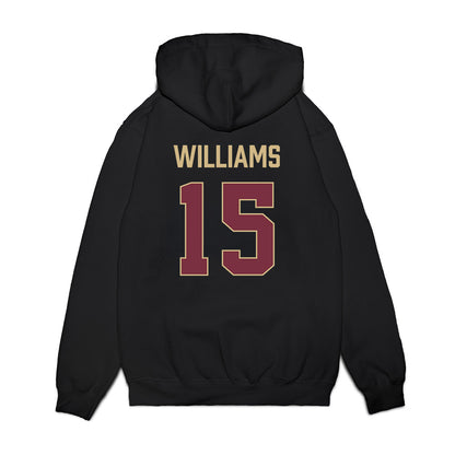 FSU - NCAA Women's Basketball : Sole Williams - Vintage Shersey Premium Hooded Sweatshirt-1