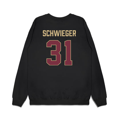 FSU - NCAA Men's Basketball : Cooper Schwieger - Vintage Shersey Premium Crewneck Sweatshirt-1