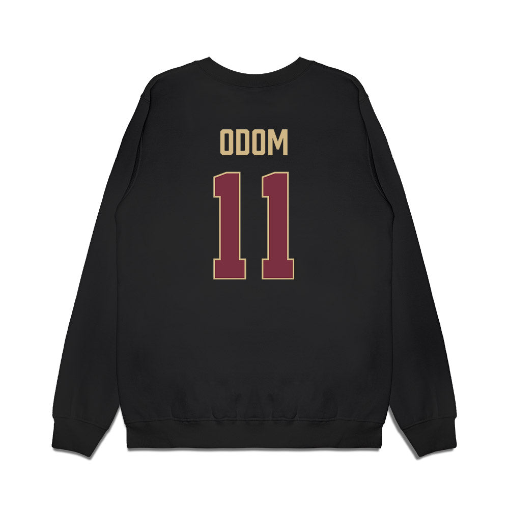FSU - NCAA Women's Basketball : Melissa Odom - Vintage Shersey Premium Crewneck Sweatshirt-1