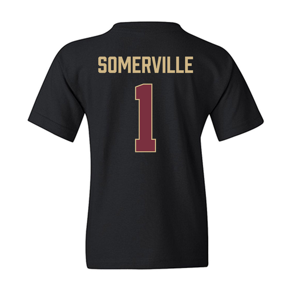 FSU - NCAA Men's Basketball : Martin Somerville - Vintage Shersey Youth T-Shirt-1