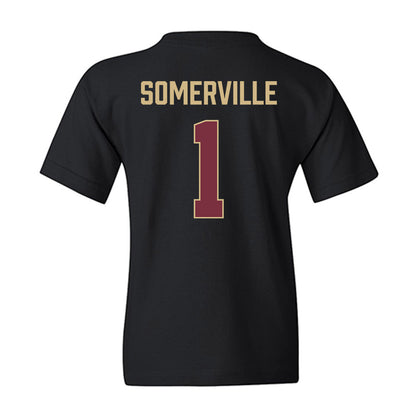 FSU - NCAA Men's Basketball : Martin Somerville - Vintage Shersey Youth T-Shirt-1