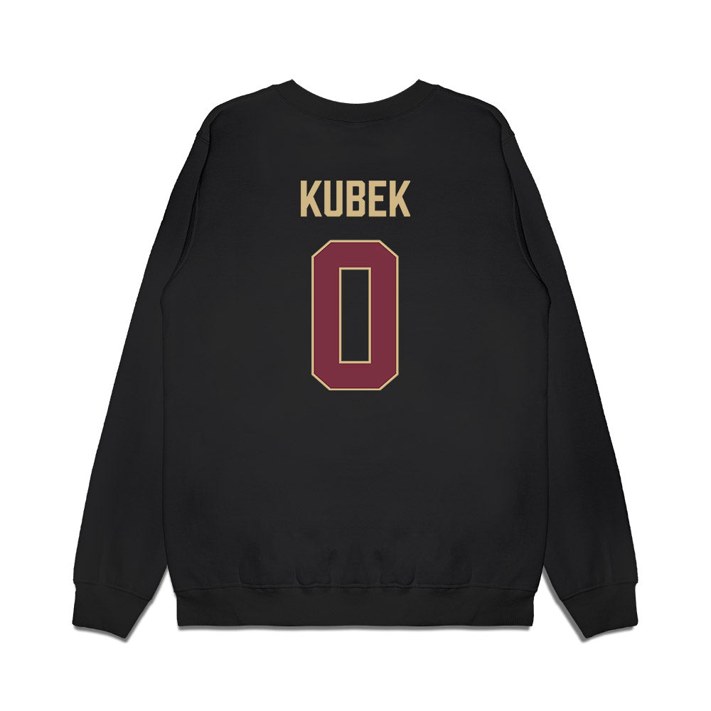 FSU - NCAA Women's Basketball : Allorie Kubek - Vintage Shersey Premium Crewneck Sweatshirt-1