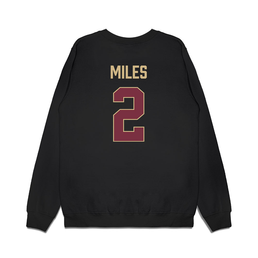 FSU - NCAA Men's Basketball : Cam Miles - Vintage Shersey Premium Crewneck Sweatshirt-1