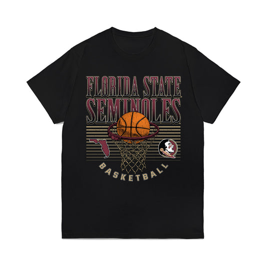 FSU - NCAA Men's Basketball : Marcis Ponder - Vintage Shersey Comfort Colors T-Shirt-0