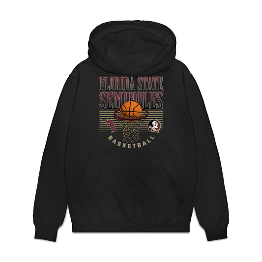 FSU - NCAA Men's Basketball : Alier Maluk - Vintage Shersey Premium Hooded Sweatshirt-0