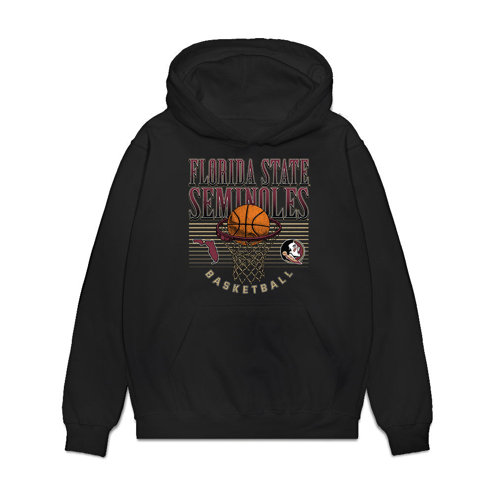 FSU - NCAA Women's Basketball : Jasmine Shavers - Vintage Shersey Premium Hooded Sweatshirt-0