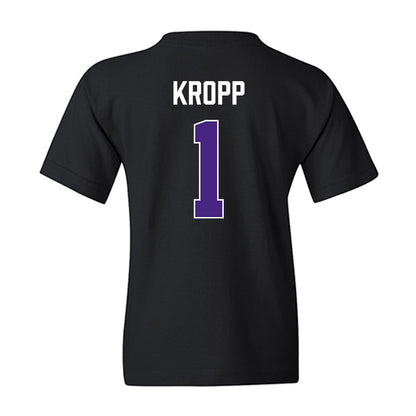 Northwestern - NCAA Men's Basketball : Tyler Kropp - Vintage Shersey Youth T-Shirt-1