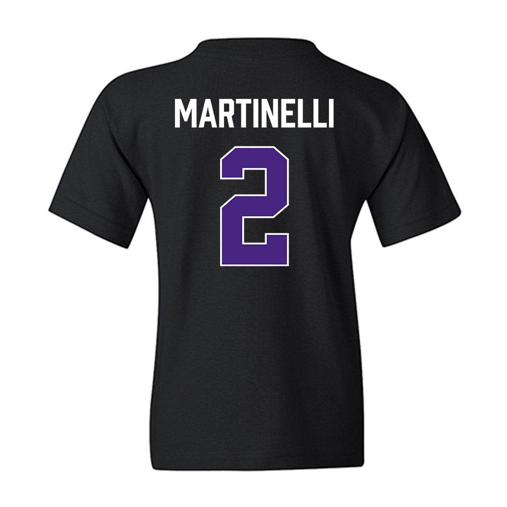 Northwestern - NCAA Men's Basketball : Nick Martinelli - Vintage Shersey Youth T-Shirt-1