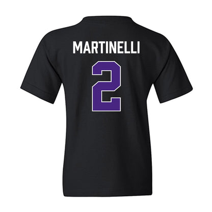 Northwestern - NCAA Men's Basketball : Nick Martinelli - Vintage Shersey Youth T-Shirt-1