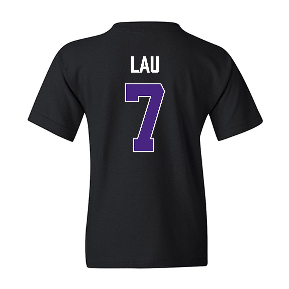 Northwestern - NCAA Women's Basketball : Caroline Lau - Vintage Shersey Youth T-Shirt-1