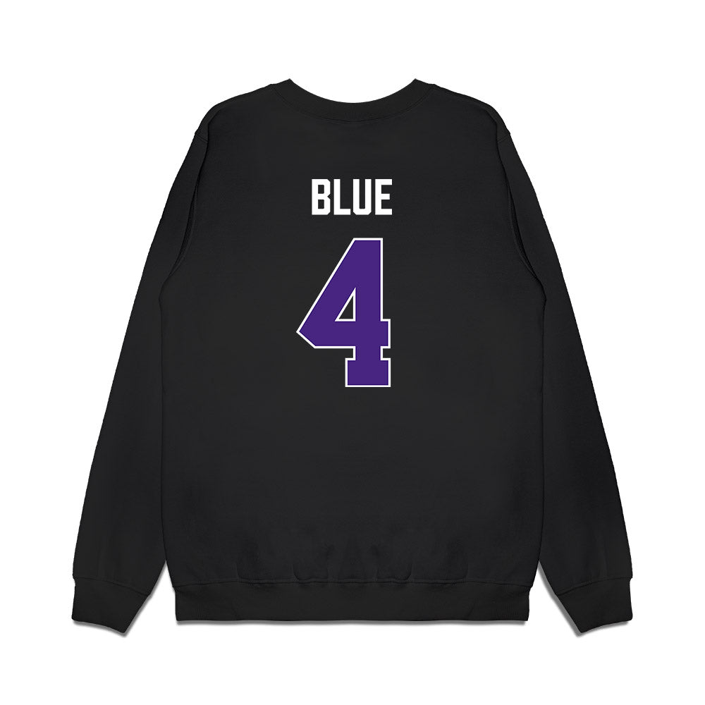 Northwestern - NCAA Women's Basketball : Lexi Blue - Vintage Shersey Premium Crewneck Sweatshirt-1