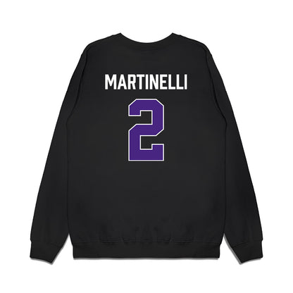 Northwestern - NCAA Men's Basketball : Nick Martinelli - Vintage Shersey Premium Crewneck Sweatshirt-1