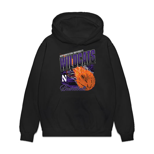 Northwestern - NCAA Women's Basketball : Caroline Lau - Vintage Shersey Premium Hooded Sweatshirt-0