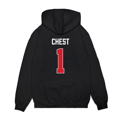 Ole Miss - NCAA Men's Basketball : Corey Chest - Vintage Premium Hooded Sweatshirt-1