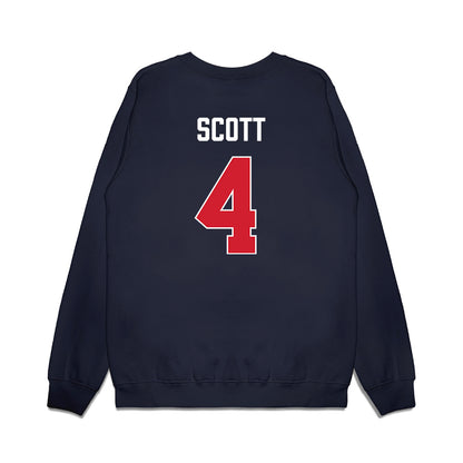 Ole Miss - NCAA Men's Basketball : James Scott - Vintage Premium Crewneck Sweatshirt-1