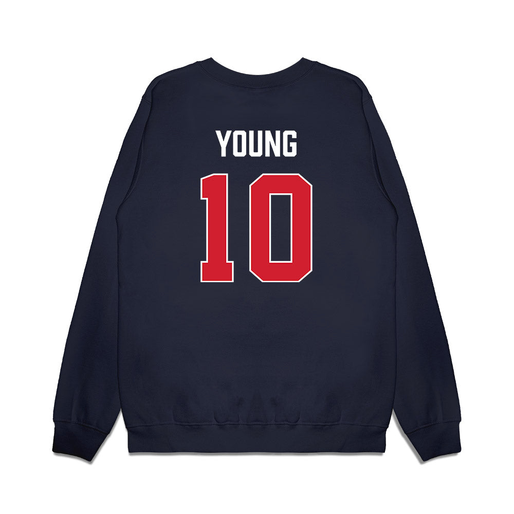 Ole Miss - NCAA Women's Basketball : J'Adore Young - Vintage Premium Crewneck Sweatshirt-1