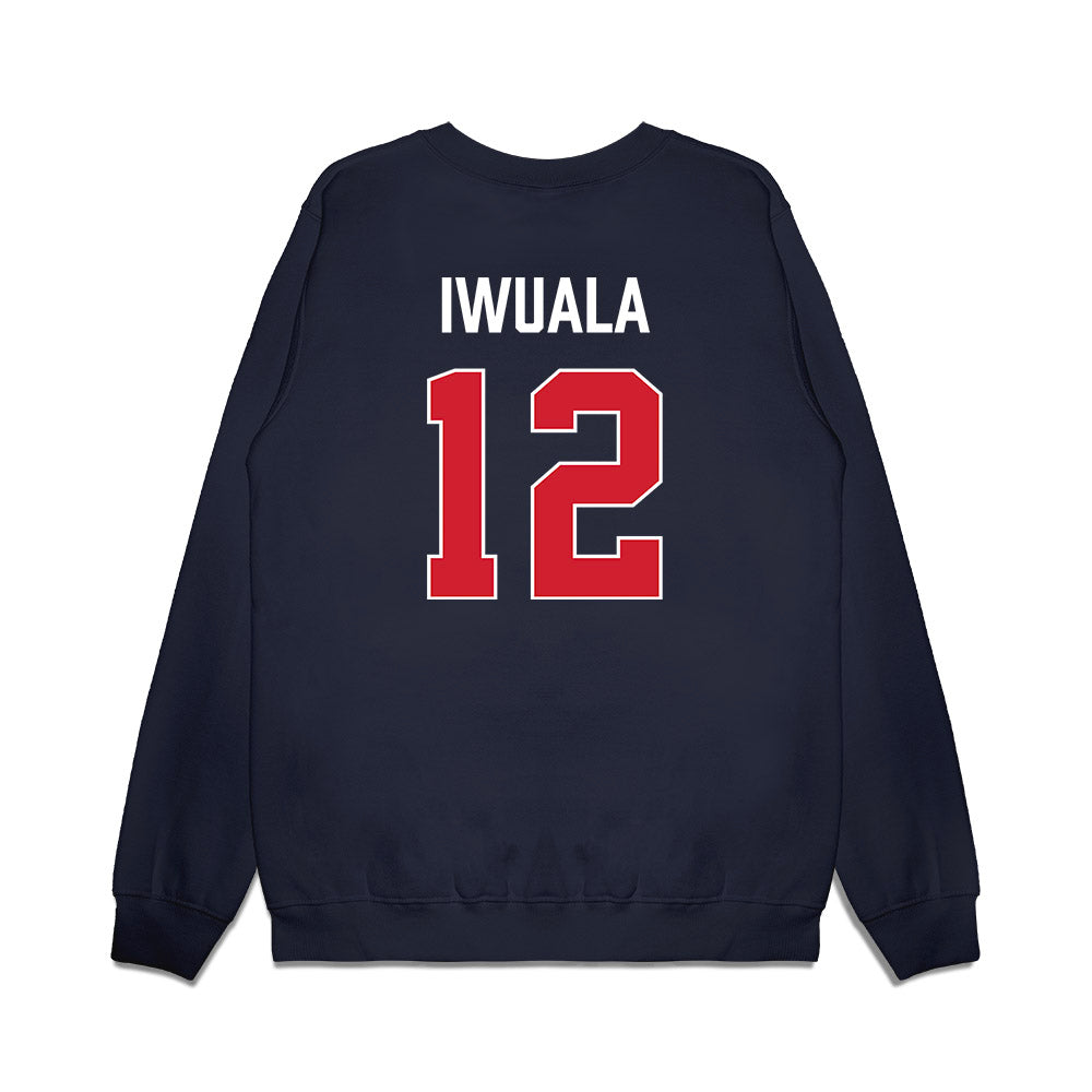 Ole Miss - NCAA Women's Basketball : Christeen Iwuala - Vintage Premium Crewneck Sweatshirt-1