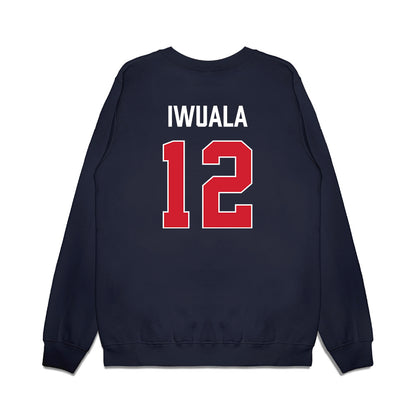 Ole Miss - NCAA Women's Basketball : Christeen Iwuala - Vintage Premium Crewneck Sweatshirt-1