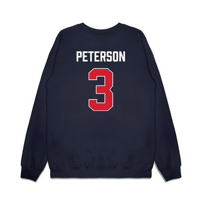 Ole Miss - NCAA Women's Basketball : Kaitlin Peterson - Vintage Premium Crewneck Sweatshirt-1