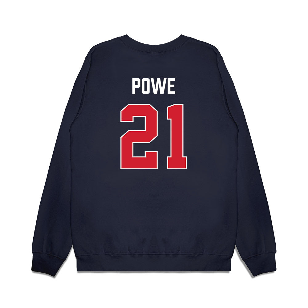 Ole Miss - NCAA Women's Basketball : Debreasha Powe - Vintage Premium Crewneck Sweatshirt-1