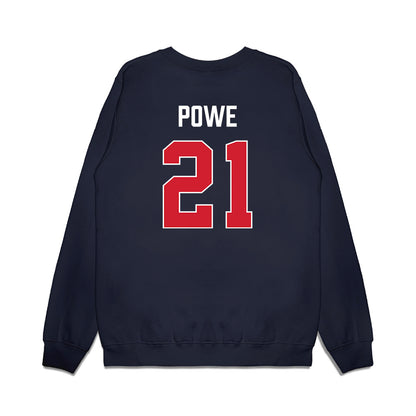 Ole Miss - NCAA Women's Basketball : Debreasha Powe - Vintage Premium Crewneck Sweatshirt-1