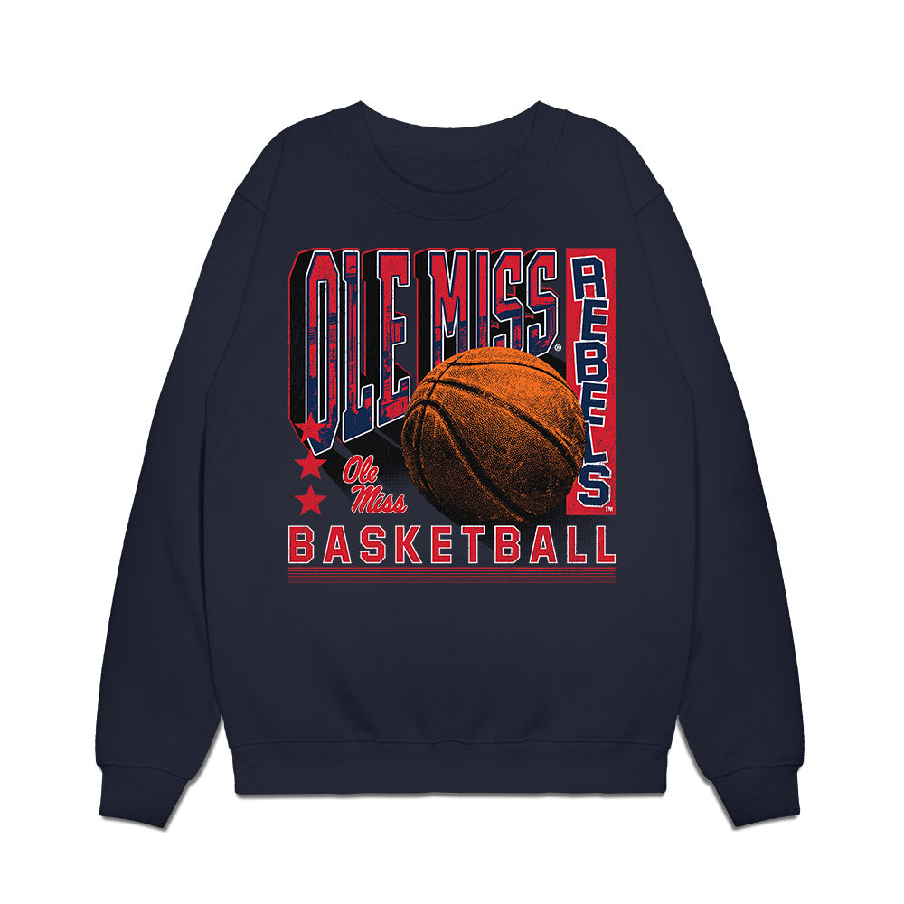 Ole Miss - NCAA Men's Basketball : Daniel Patton - Vintage Premium Crewneck Sweatshirt-0