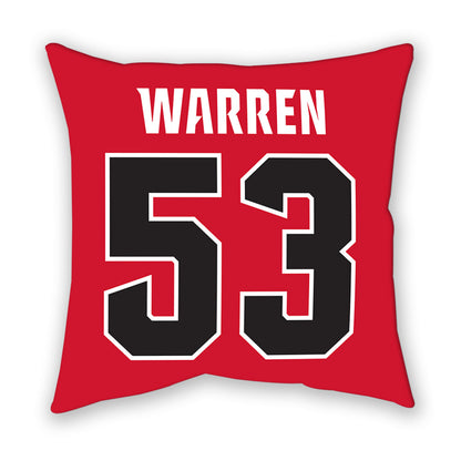 NC State - NCAA Football : Joshua Warren - Pillow-1