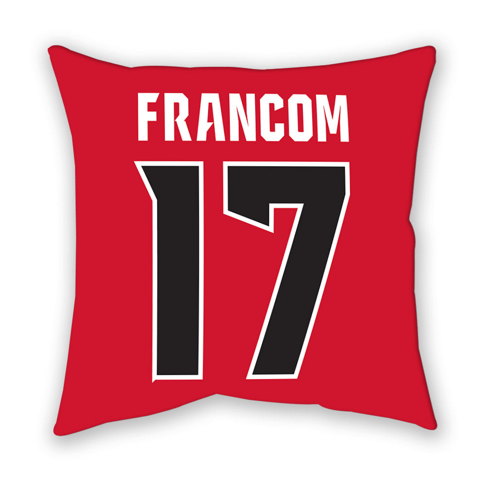 NC State - NCAA Women's Volleyball : Talia Francom - Pillow-1