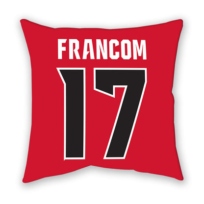 NC State - NCAA Women's Volleyball : Talia Francom - Pillow-1