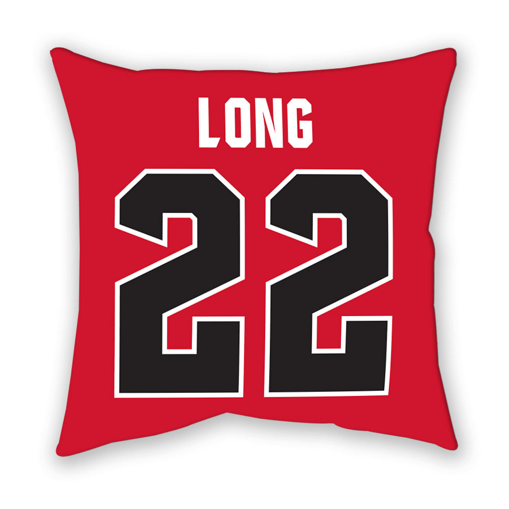 NC State - NCAA Women's Volleyball : Eva Long - Pillow-1