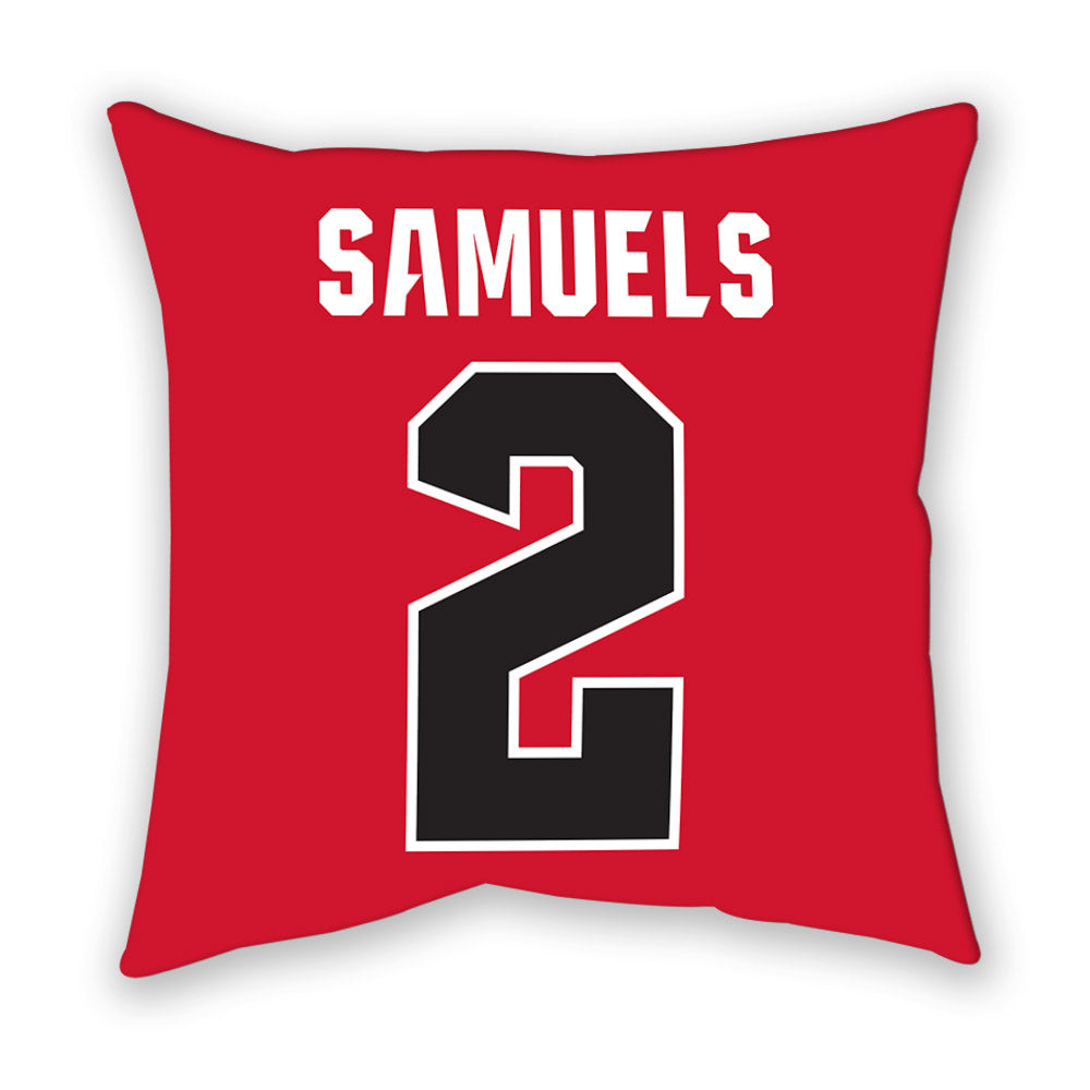 NC State - NCAA Women's Basketball : Qadence Samuels - Pillow-1