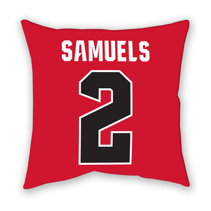 NC State - NCAA Women's Basketball : Qadence Samuels - Pillow-1