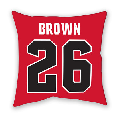 NC State - NCAA Football : Asaad Brown - Pillow-1