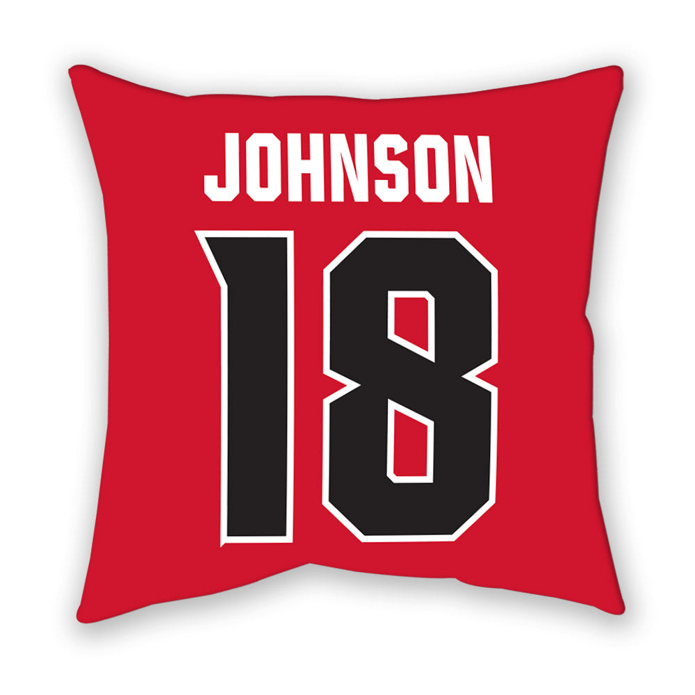 NC State - NCAA Softball : Sarah Johnson - Pillow-1